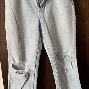 Wrangler Light Blue Distressed Jeans